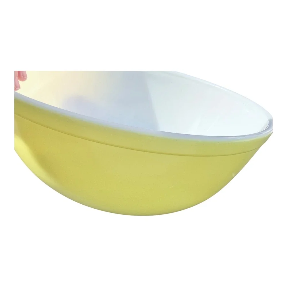 Pyrex Mixing Bowls Set of 3 Primary Colors Red Yellow‎ Green Nesting Milk Glass